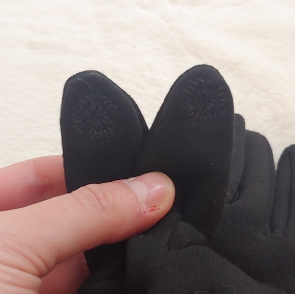 NWT Charlotte Daniel black tech touch gloves M/L - Picture 7 of 7